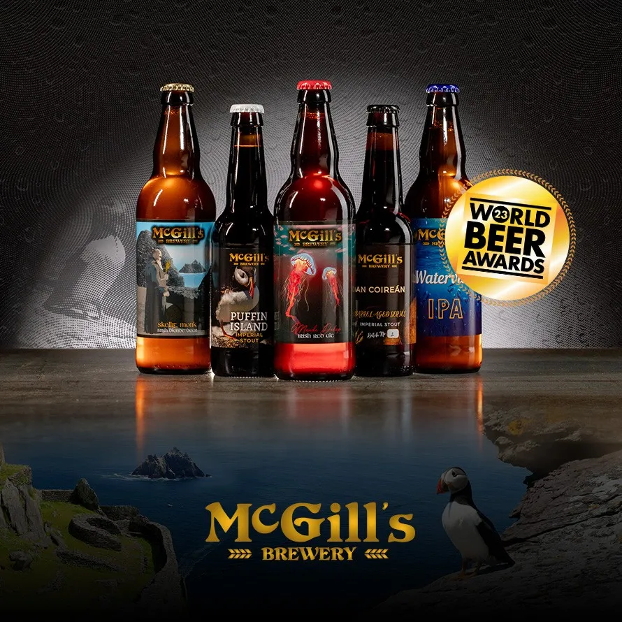 McGill's Brewery is a family run brewery founded by Joe McGill located in Waterville, on the famous Ring of Kerry.
